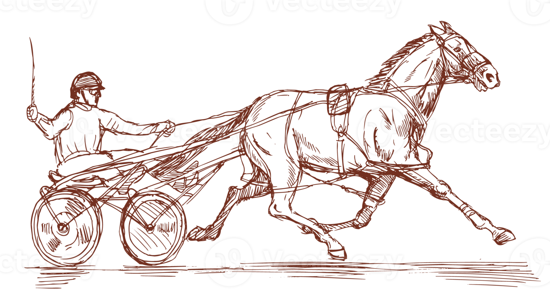 Horse And Jockey Harness Racing 13869503 PNG horse-and-jockey-harness-racing-13869503-png