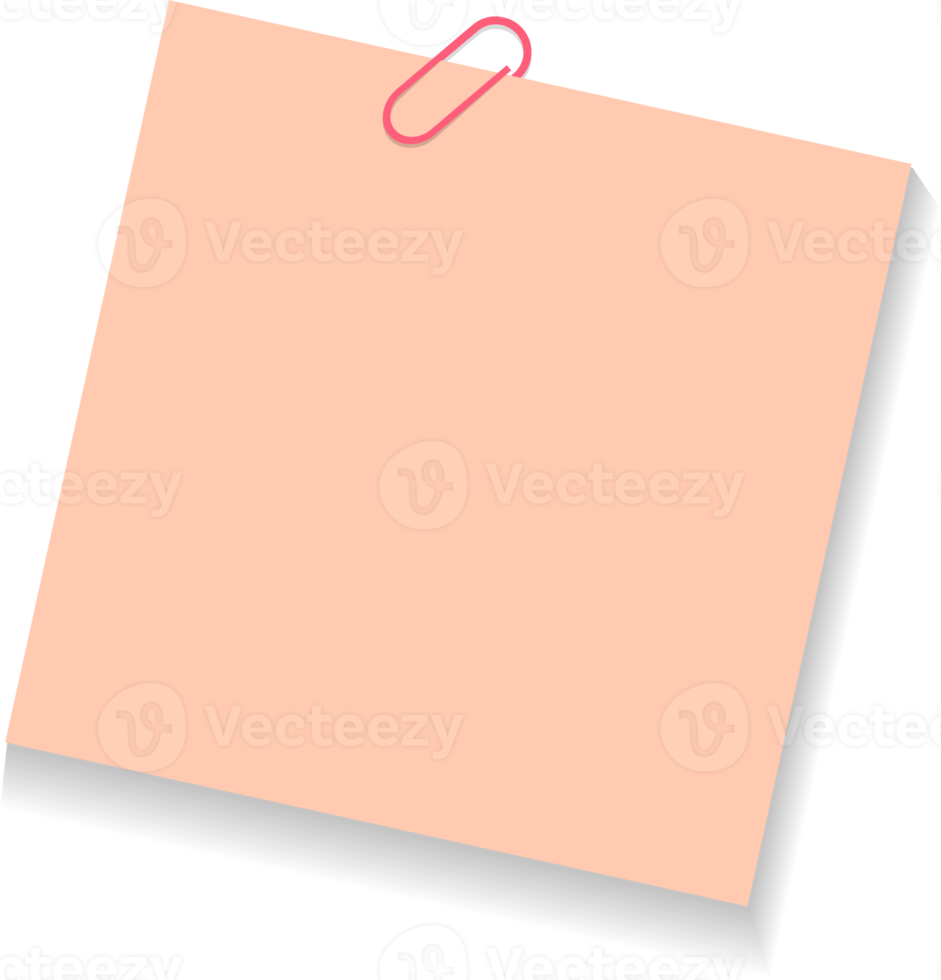 Blank Sticky Note Reminder Paper png