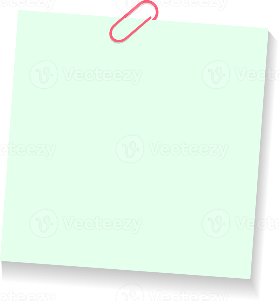 Blank Sticky Note Reminder Paper png