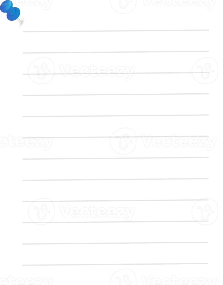 papel de lembrete de nota em branco png