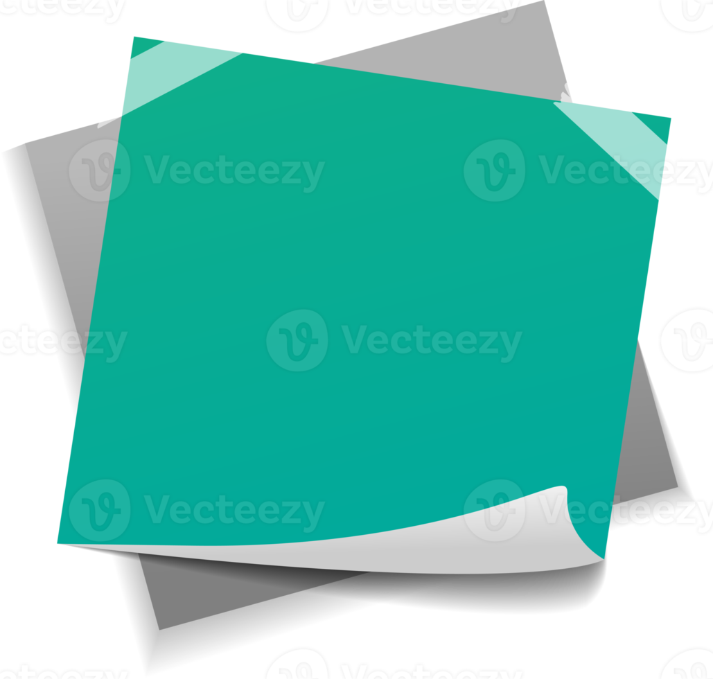 Blank Sticky Note Reminder Paper png