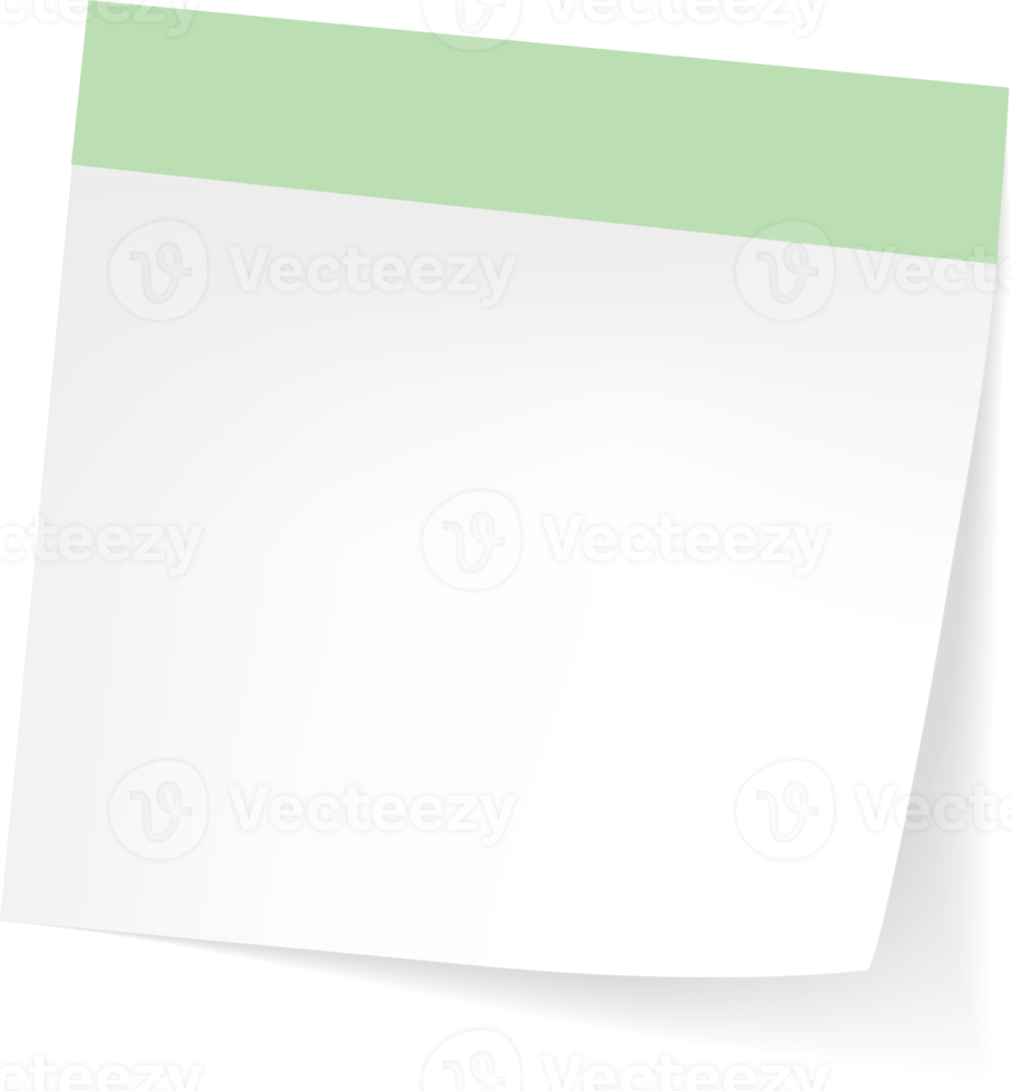 Blank Sticky Note Reminder Paper png