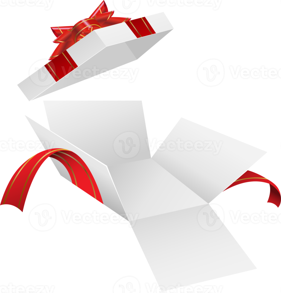 Opened Gift Box Surprise png