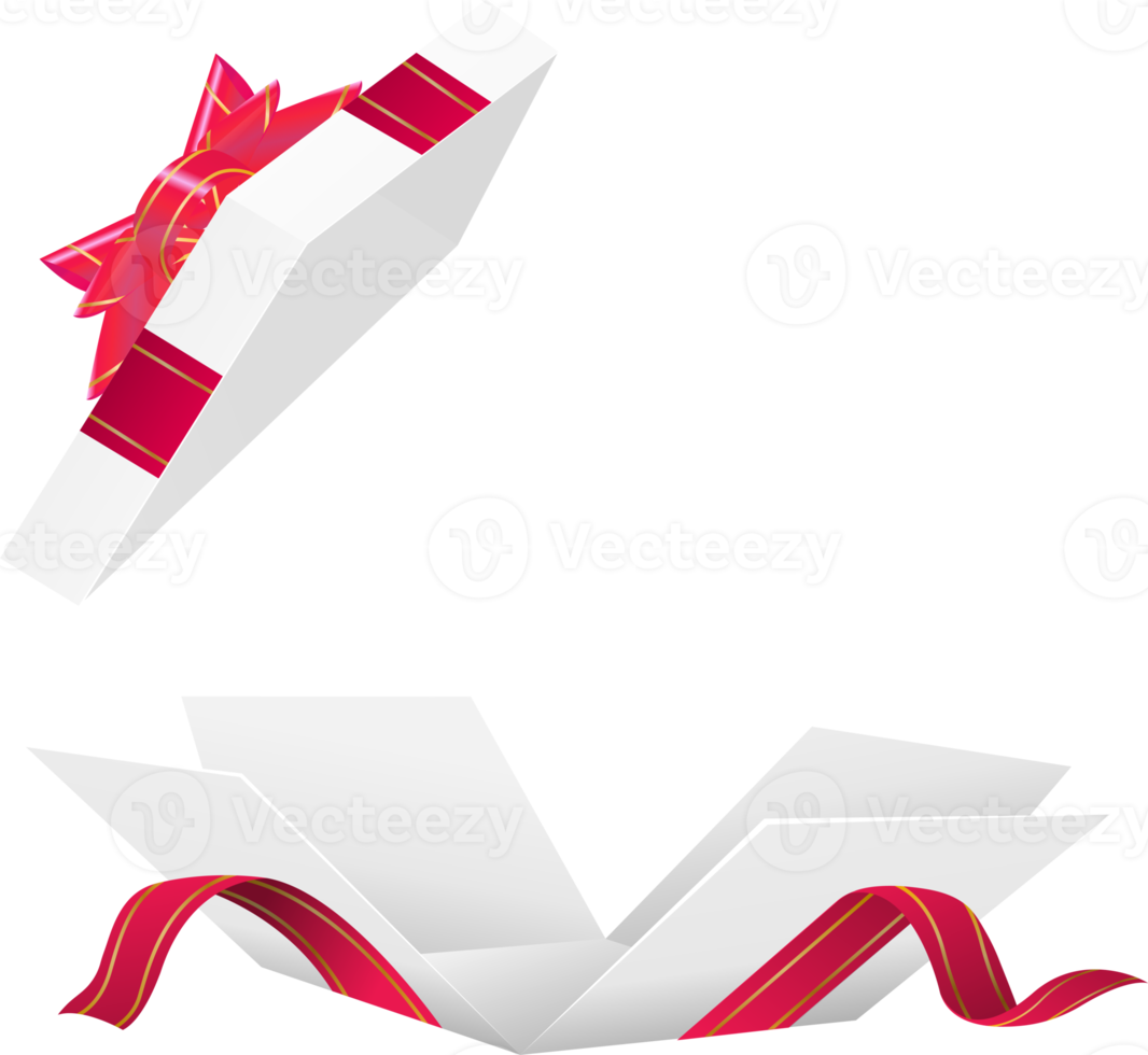 Opened Gift Box Surprise png