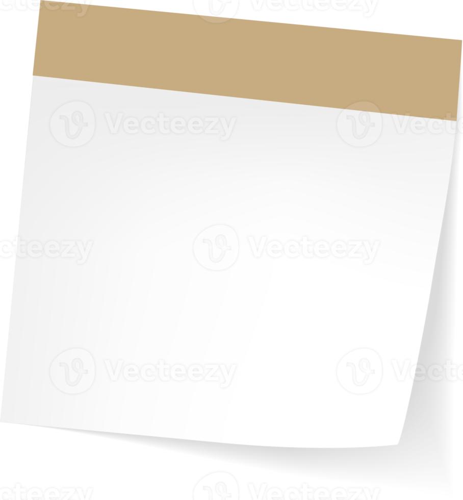 Blank Sticky Note Reminder Paper png