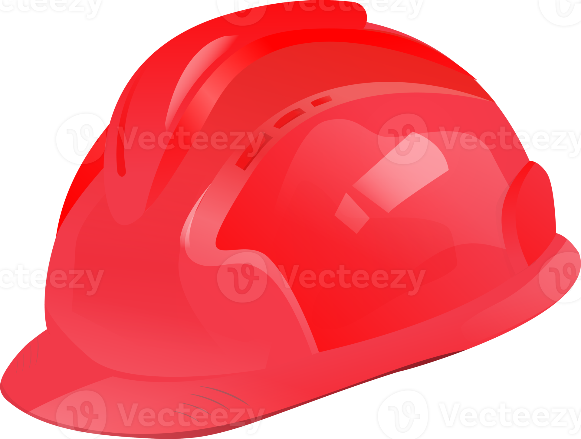 Red Safety Helmet 13869832 PNG