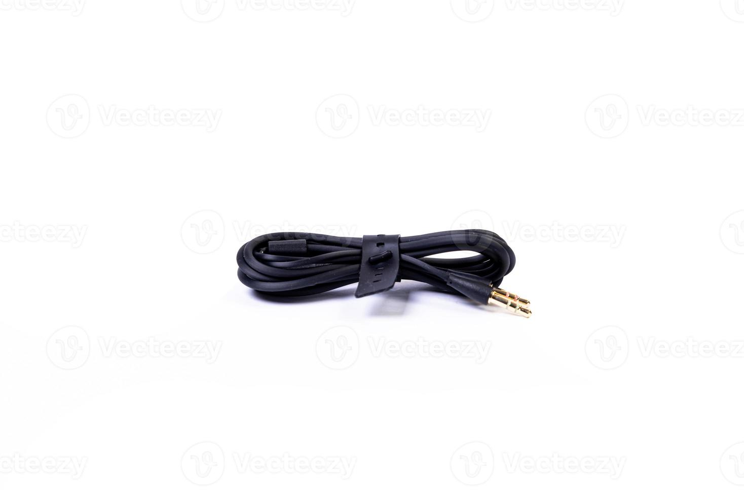 various converter cables adapters for computers and smartphones HDMI VGA USB DVI DP isolated on white photo