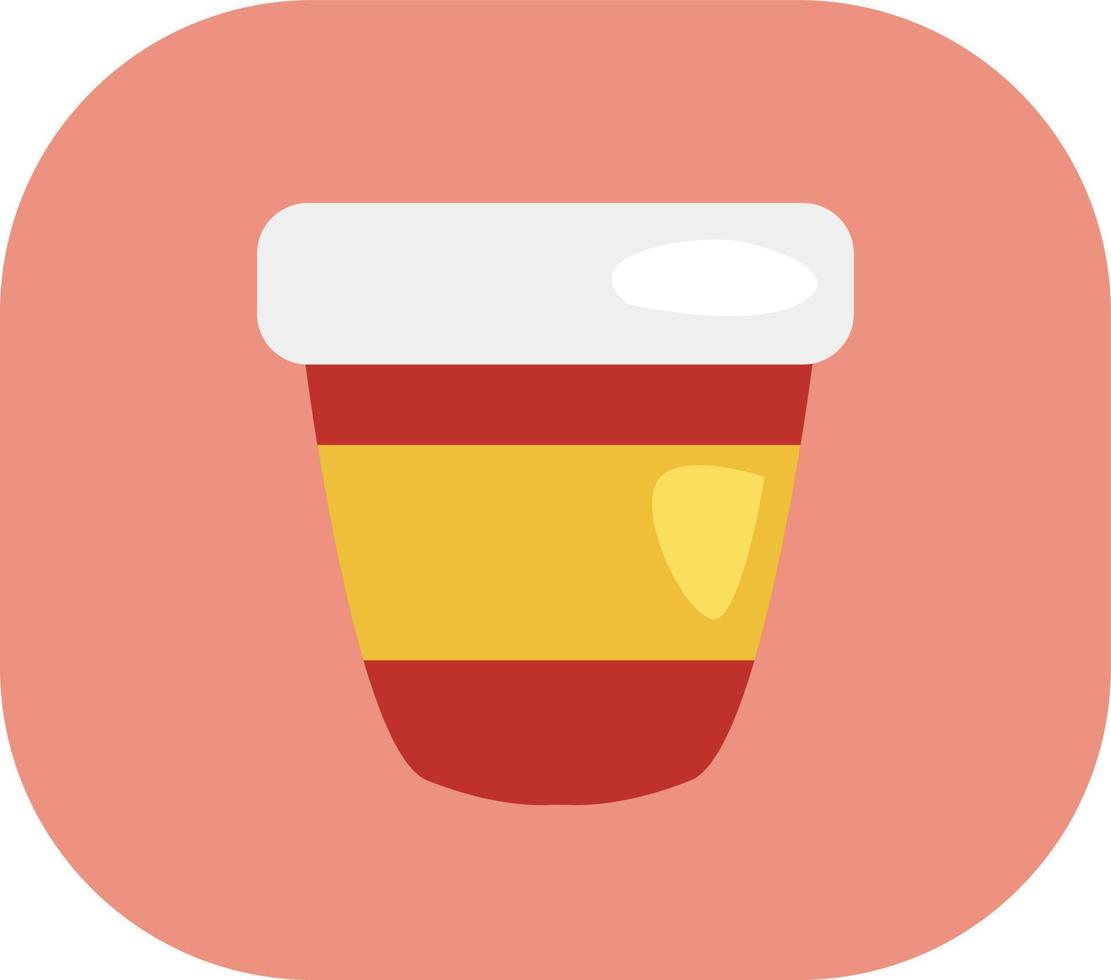 Breakfast coffee to go, illustration, vector on a white background.