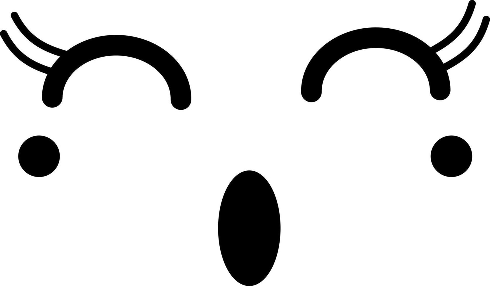 emoji indignado, ilustración, vector sobre fondo blanco.