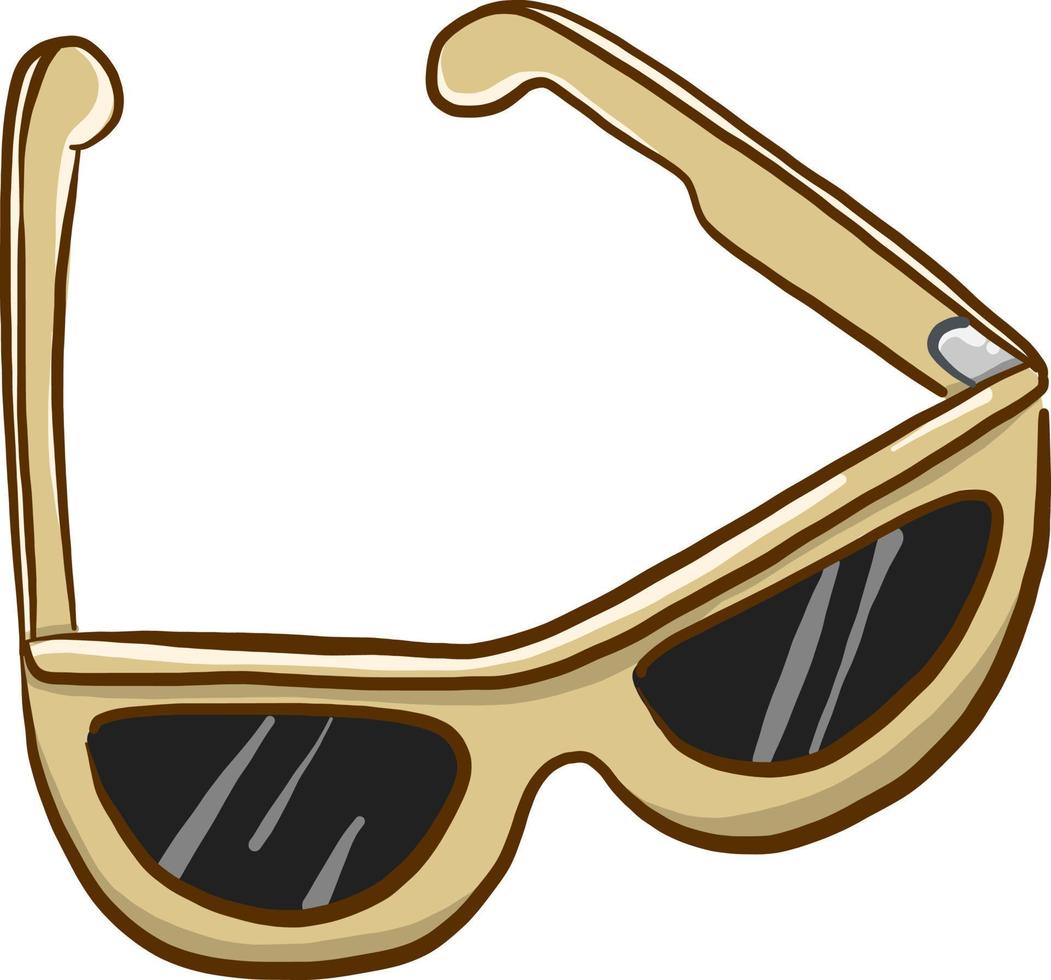 Sunglasses , illustration, vector on white background