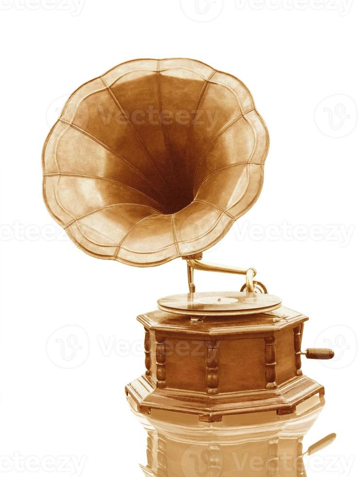 Vintage old Gramophone photo