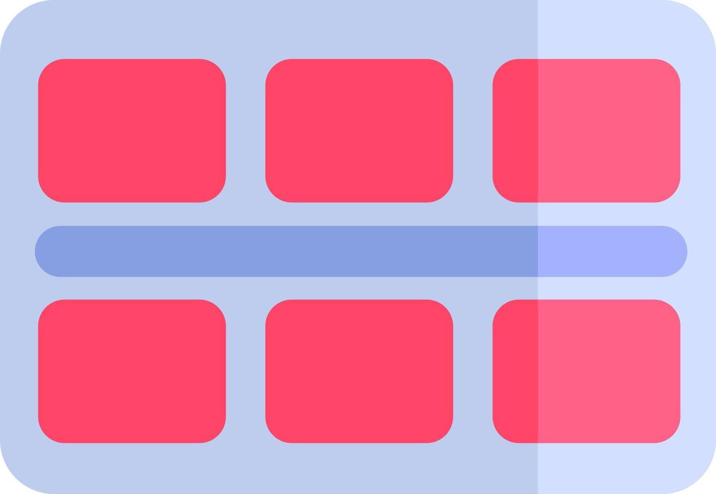paleta de acuarela rosa, ilustración, vector, sobre un fondo blanco. vector