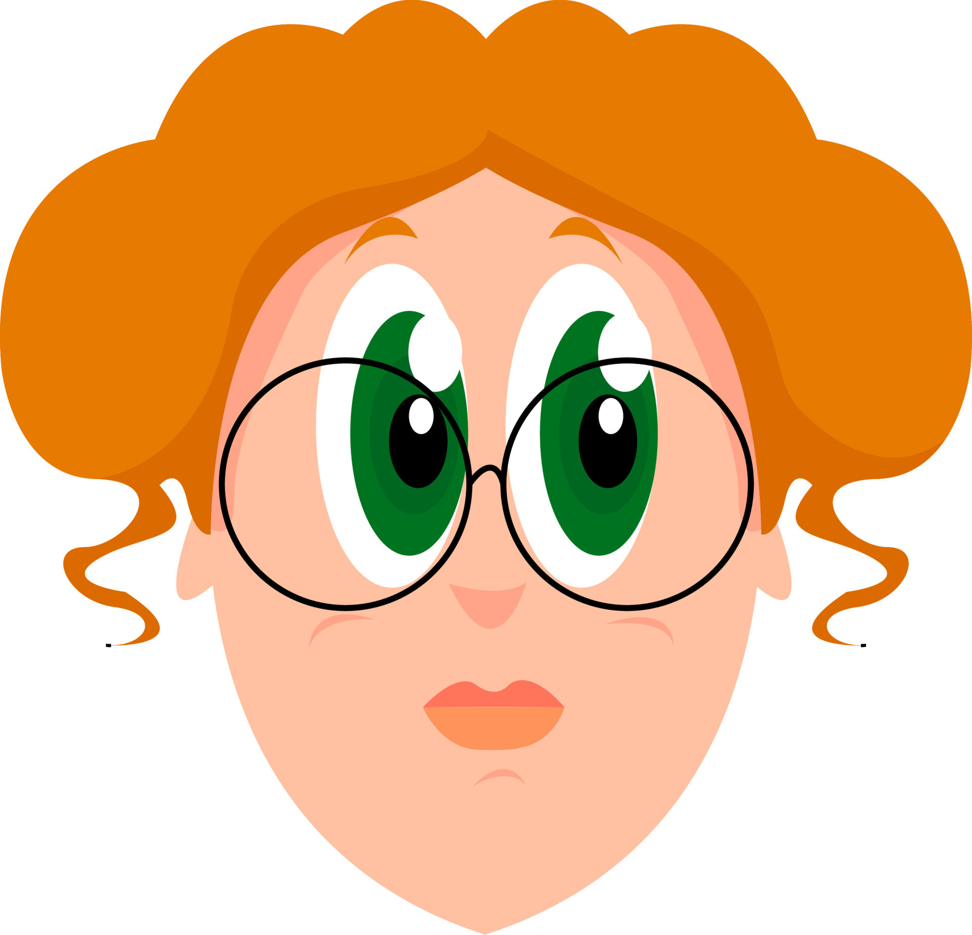 Green eyes, illustration, vector on white background. 13873462 Vector ...