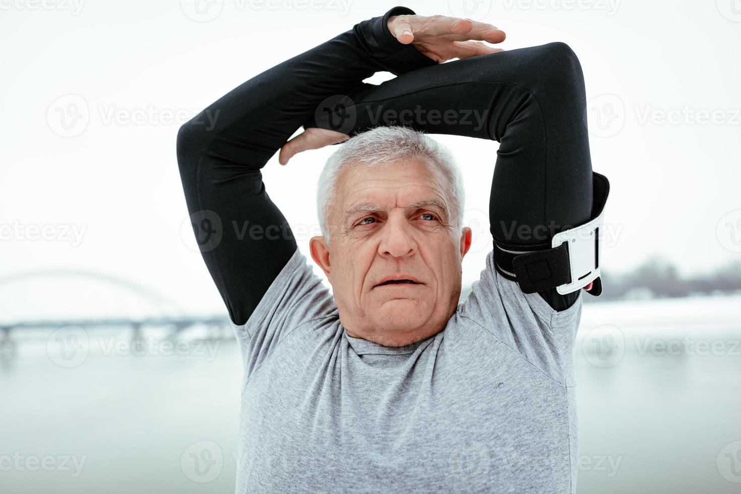 Senior Winter Stretching photo