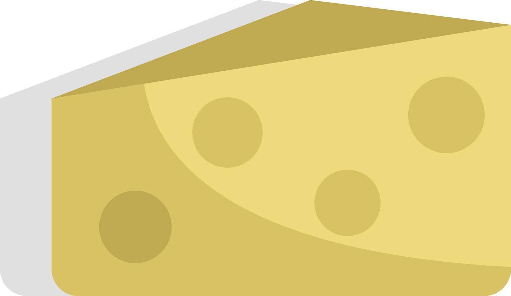 comida de queso, ilustración, vector sobre fondo blanco.