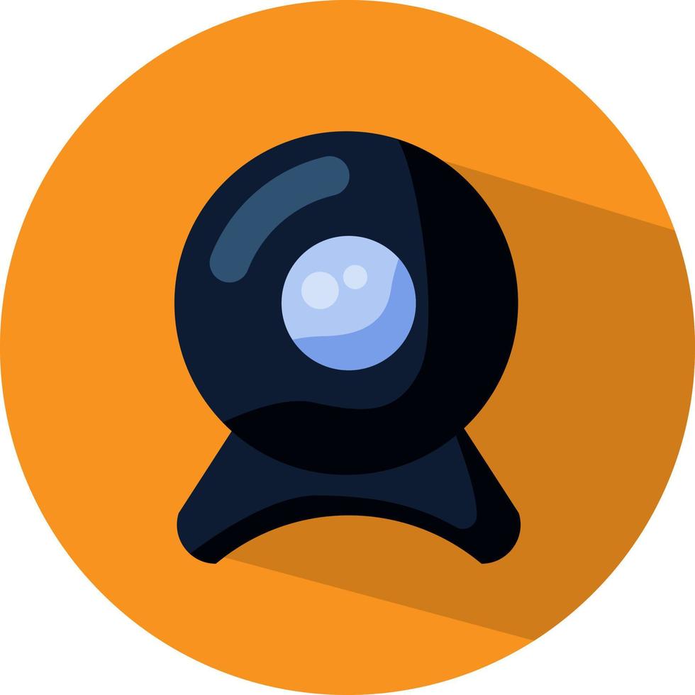 Web camera, illustration, vector, on a white background. vector