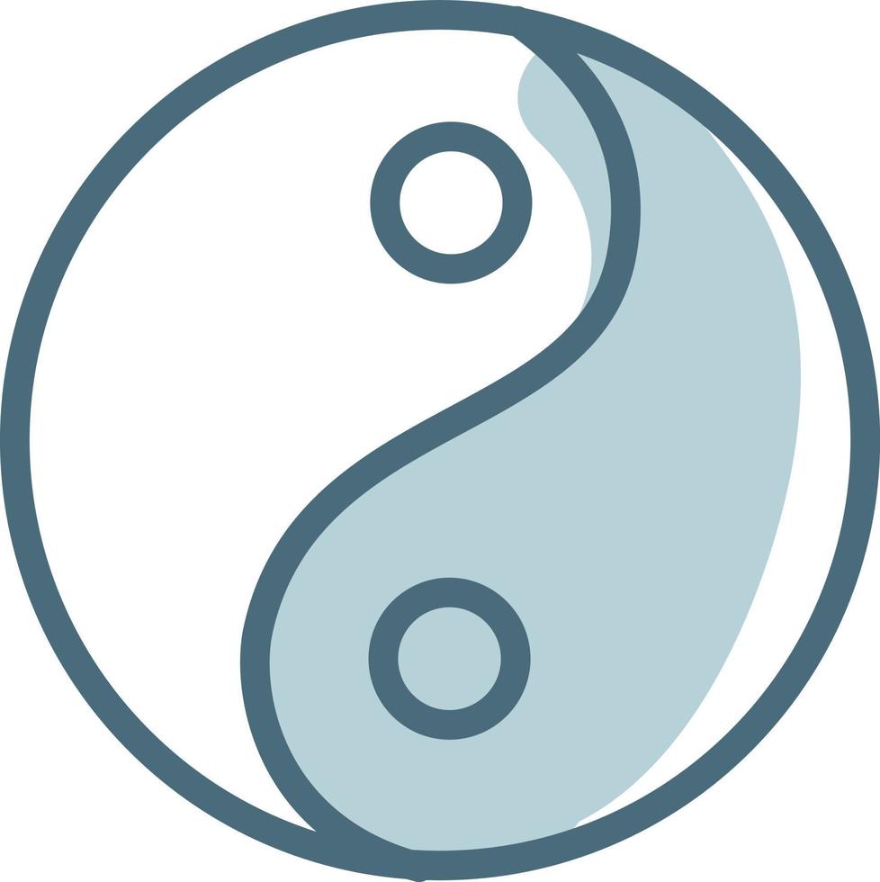 Spa in yin, illustration, vector, on a white background. vector