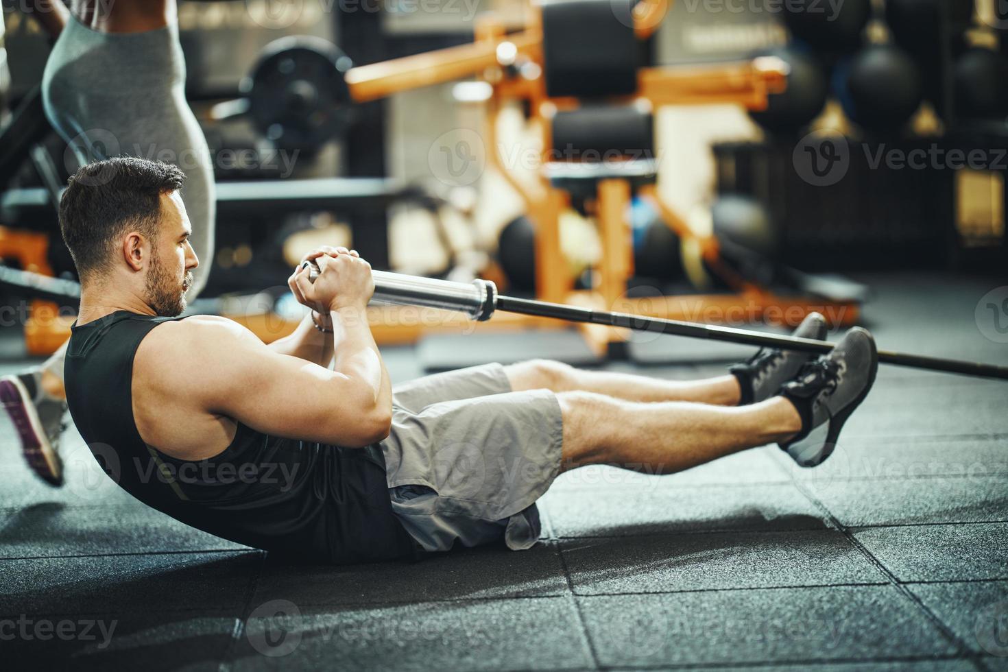 Focussed On His Workout photo