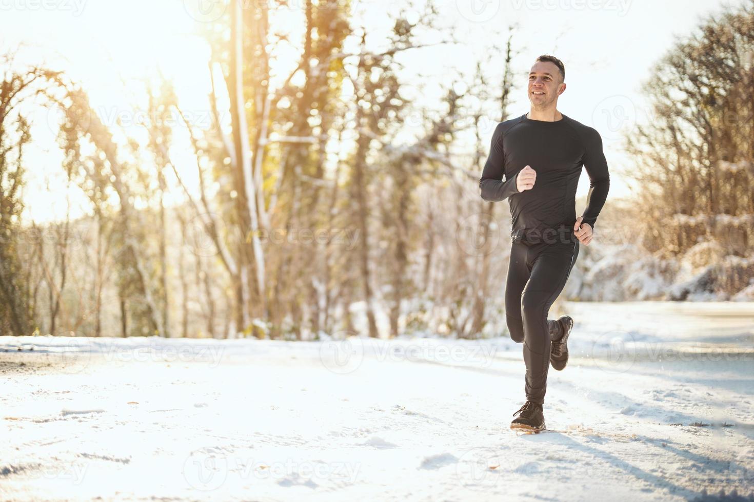 Running In The Snow photo