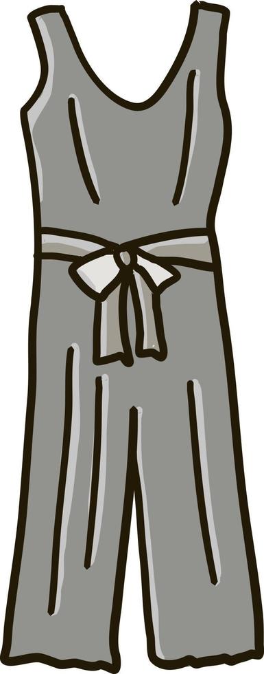 Trendy pants, illustration, vector on white background.