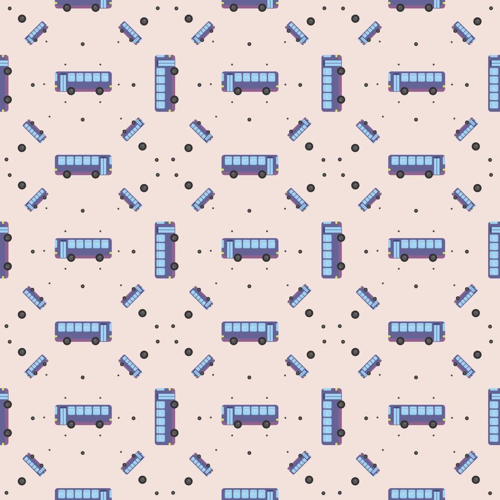 Bused pattern, illustration, vector on white background.