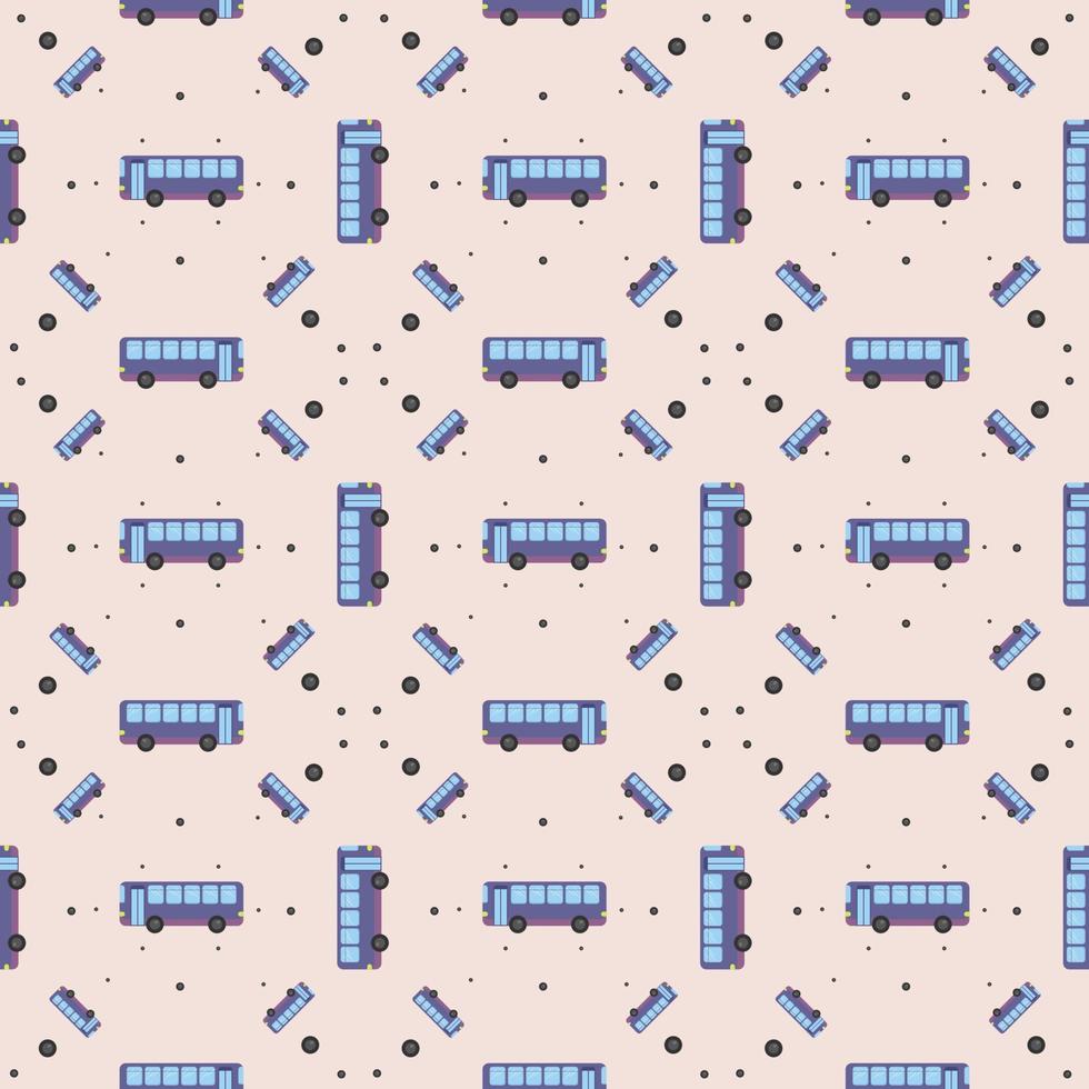 Bused pattern, illustration, vector on white background.