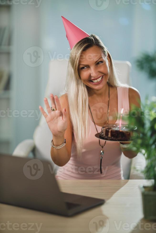 Online Birthday Party 13880230 Stock Photo at Vecteezy