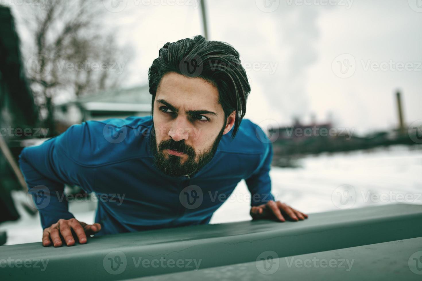 flexiones de invierno foto