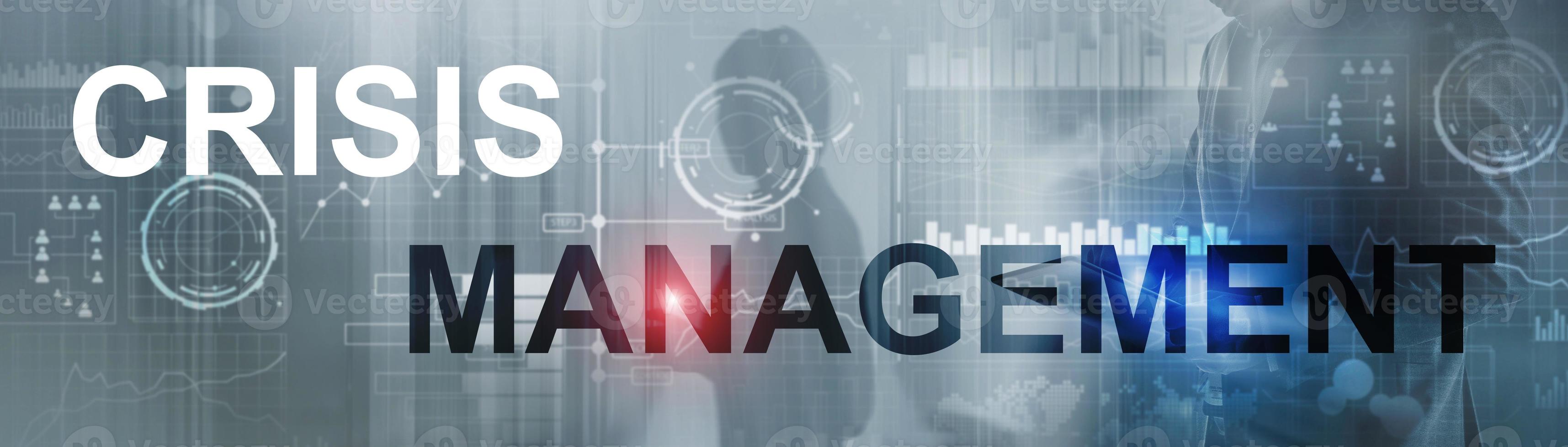 Crisis Management Solution Crisis Identity Planning Concept. photo