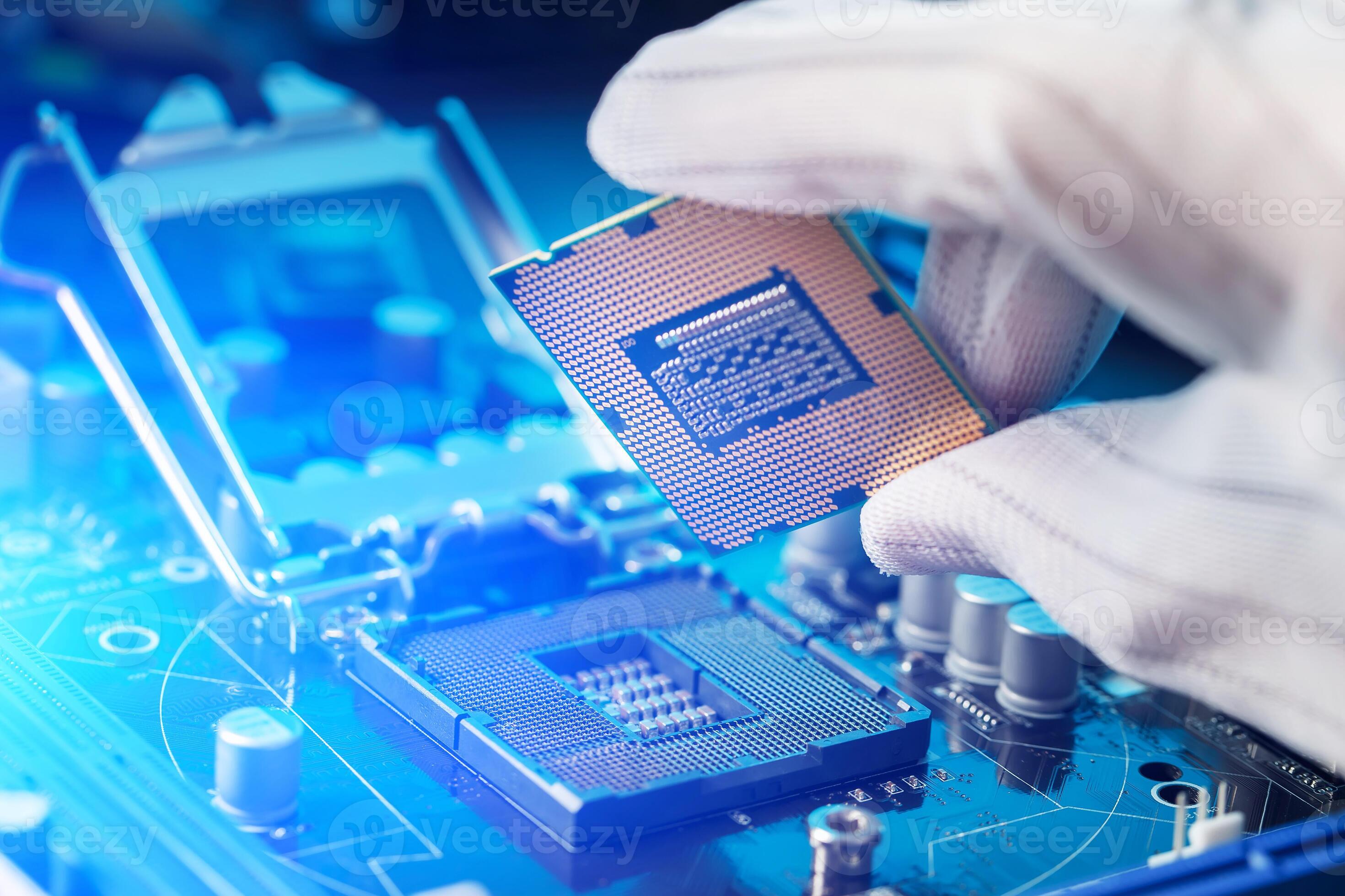 Electronic engineer of computer technology. Maintenance computer cpu