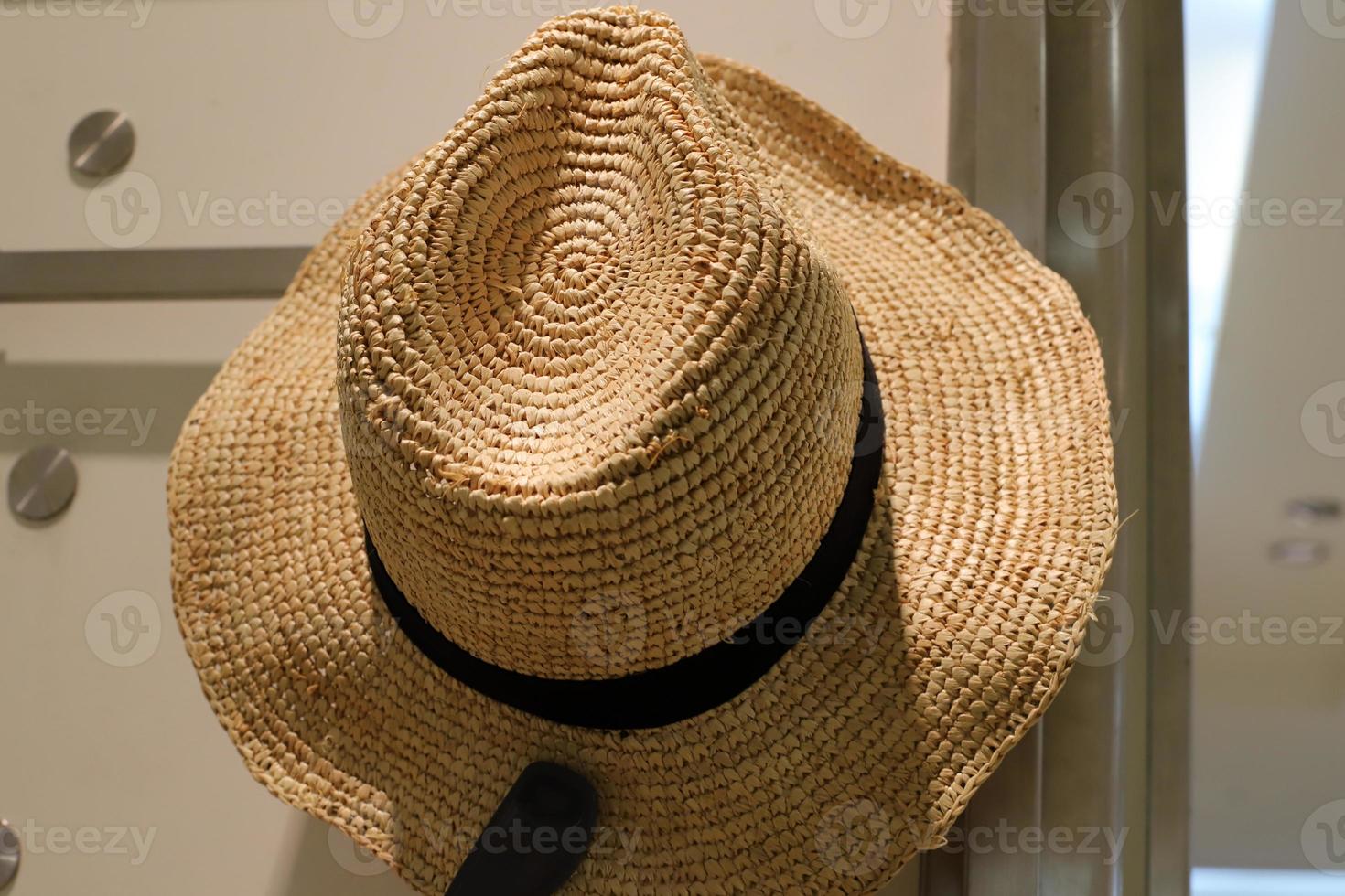A women's hat is sold in a shop in Israel. photo