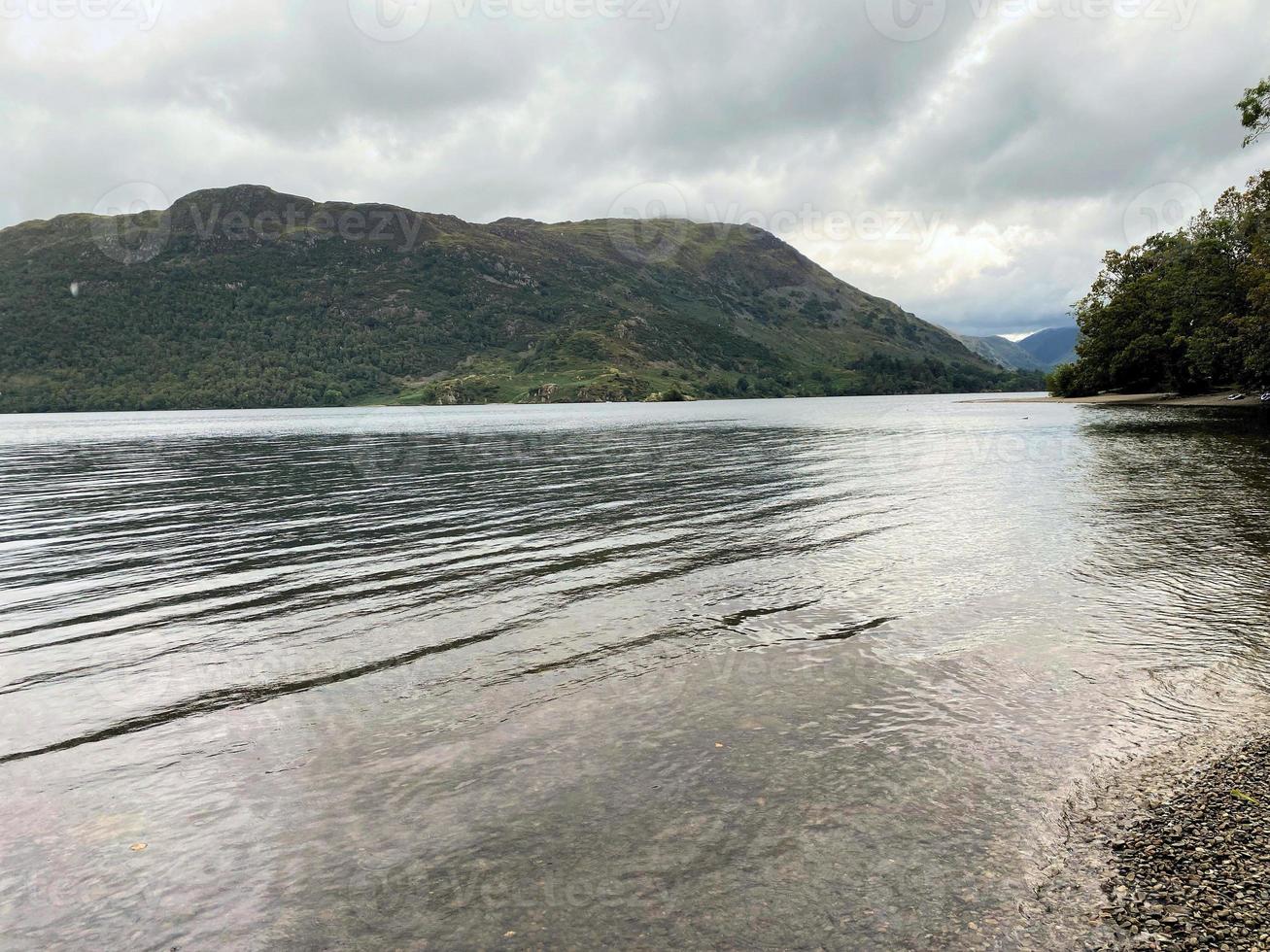 A view of Lake Ullswater in the Lake District photo