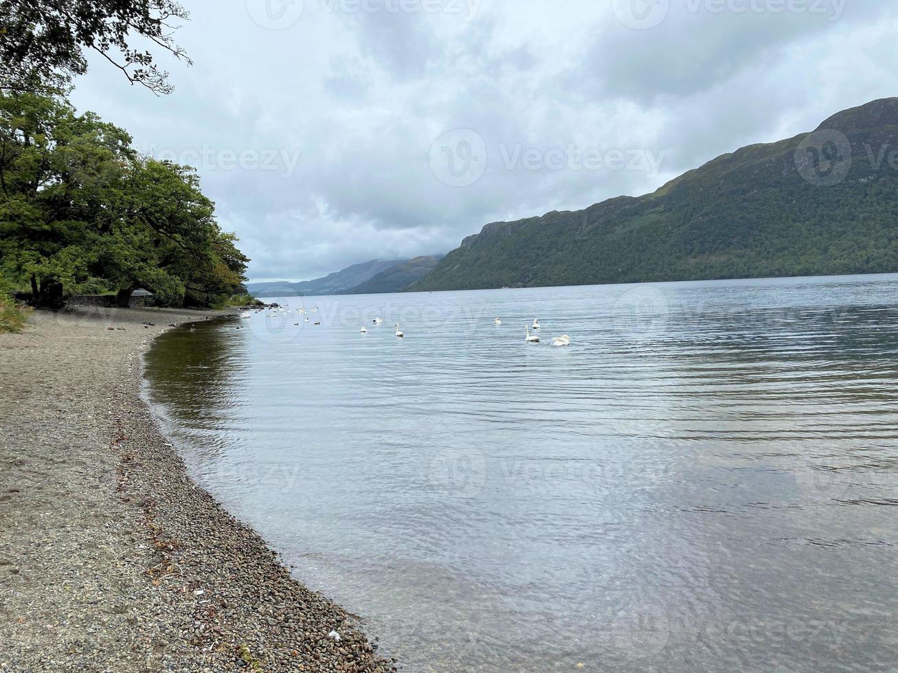 A view of Lake Ullswater in the Lake District photo