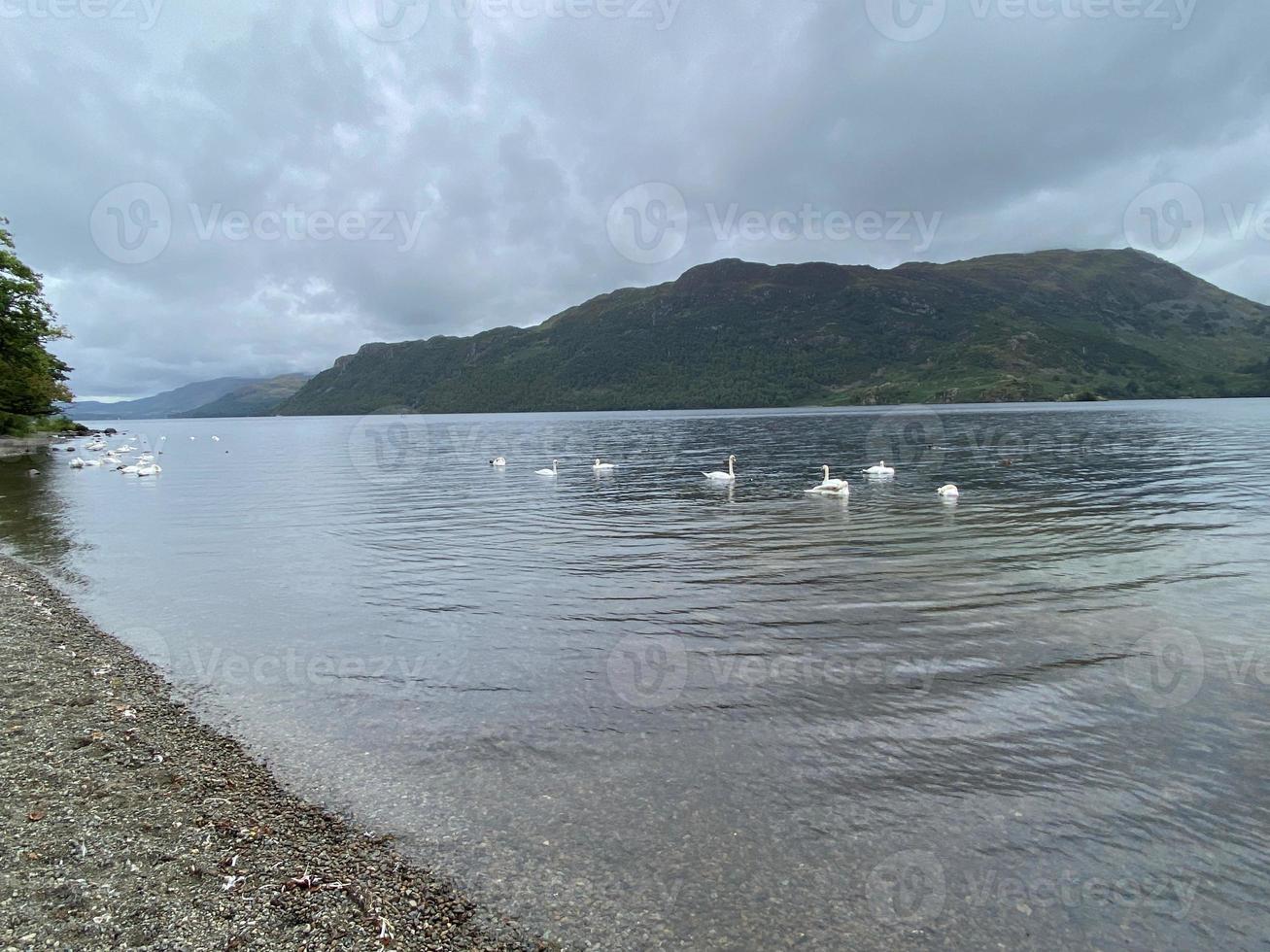 A view of Lake Ullswater in the Lake District photo