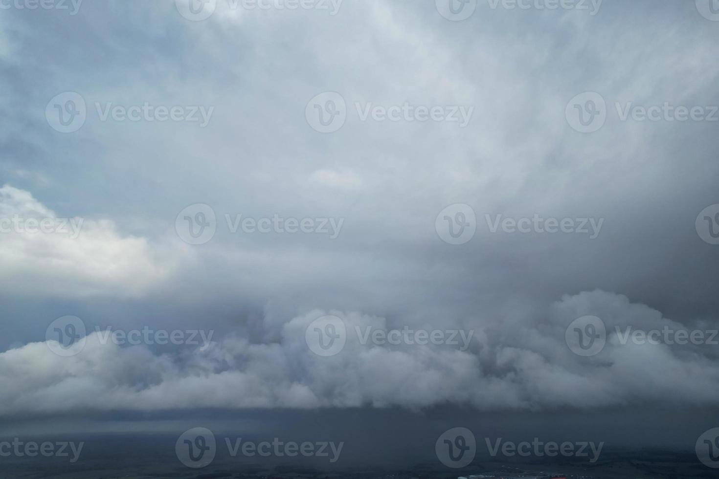 Most Beautiful Clouds moving over the British City of England photo