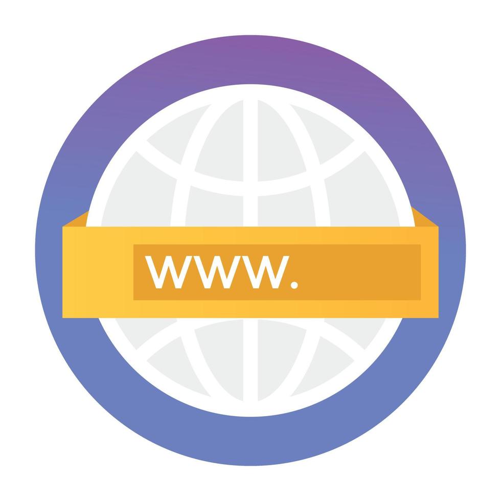 Trendy Web searching vector