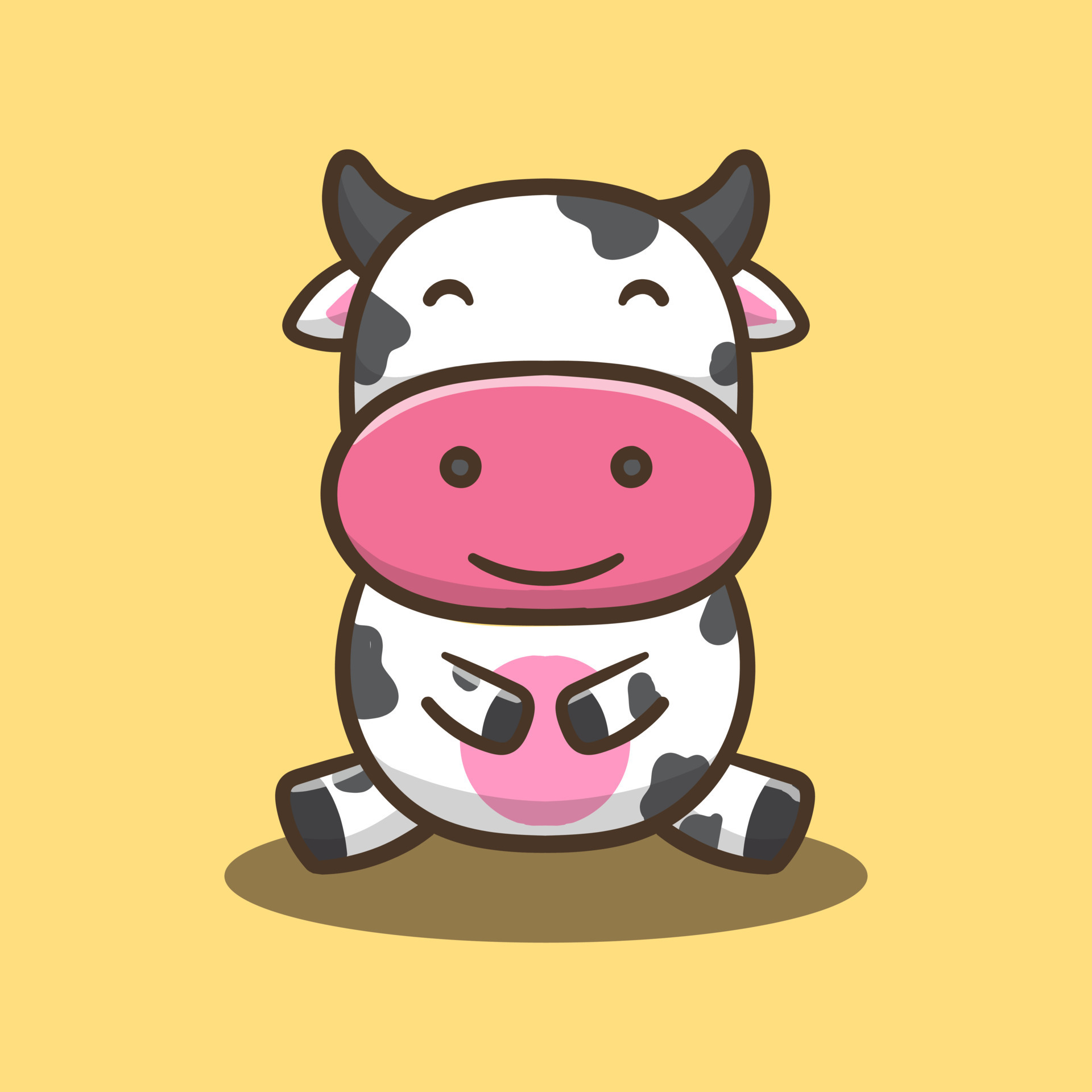 cute cartoon cow with smile face 13885144 Vector Art at Vecteezy cute cartoon cow with smile face 13885144 Vector Art at Vecteezy