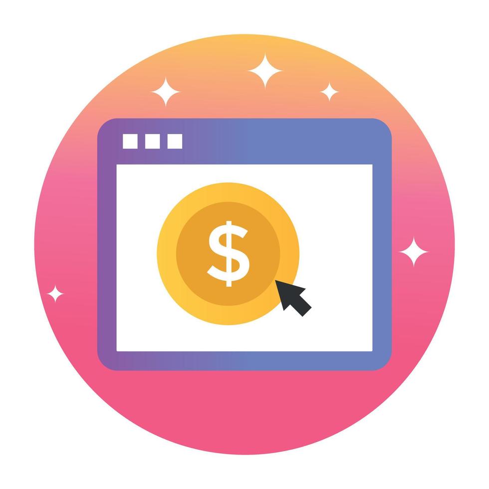 Trendy Business Website vector