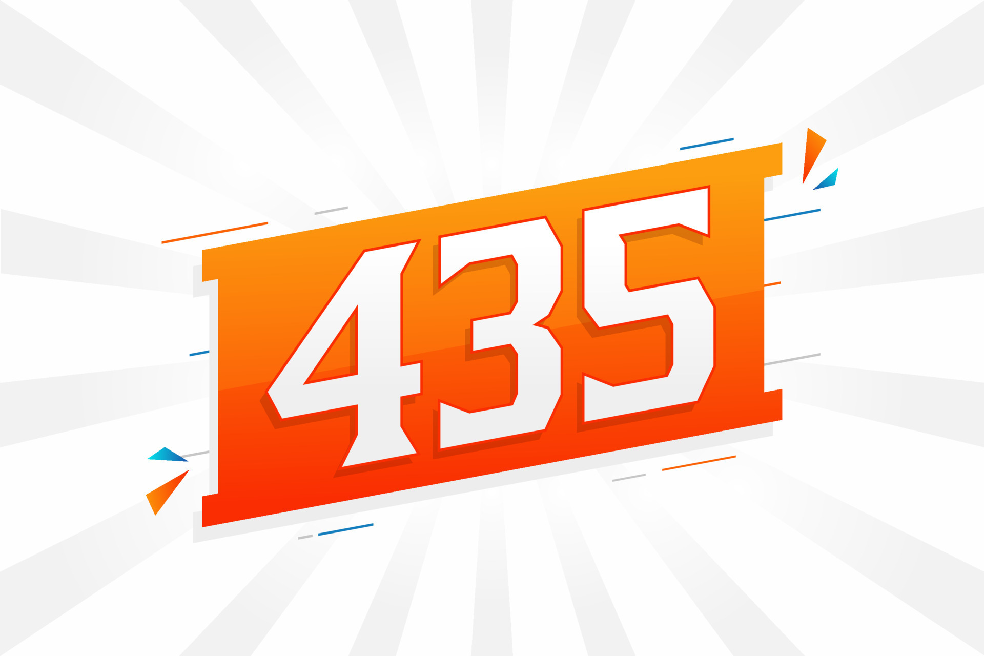 alfabeto-de-fuente-vectorial-de-435-n-meros-n-mero-435-con-elemento