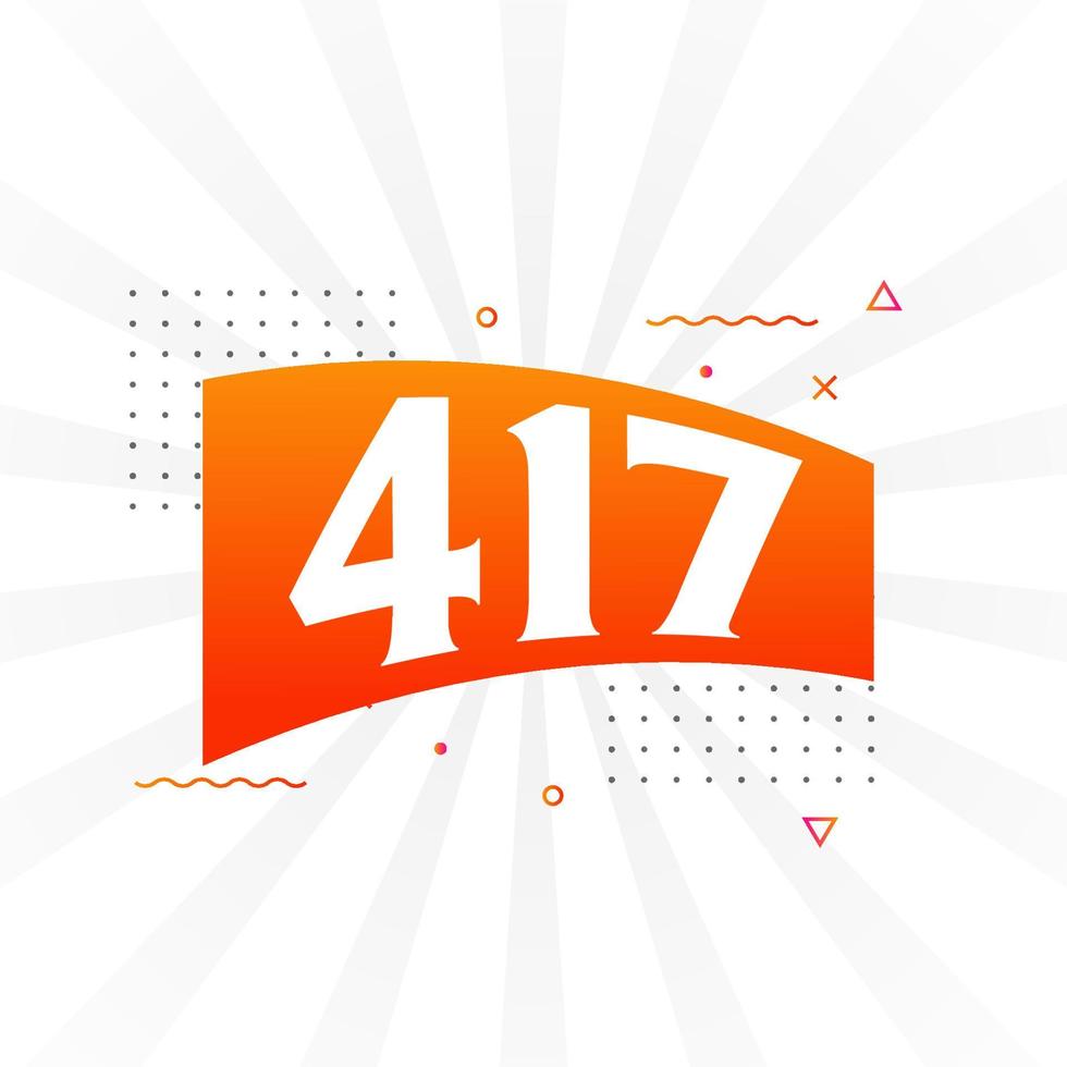 417-number-vector-font-alphabet-number-417-with-decorative-element
