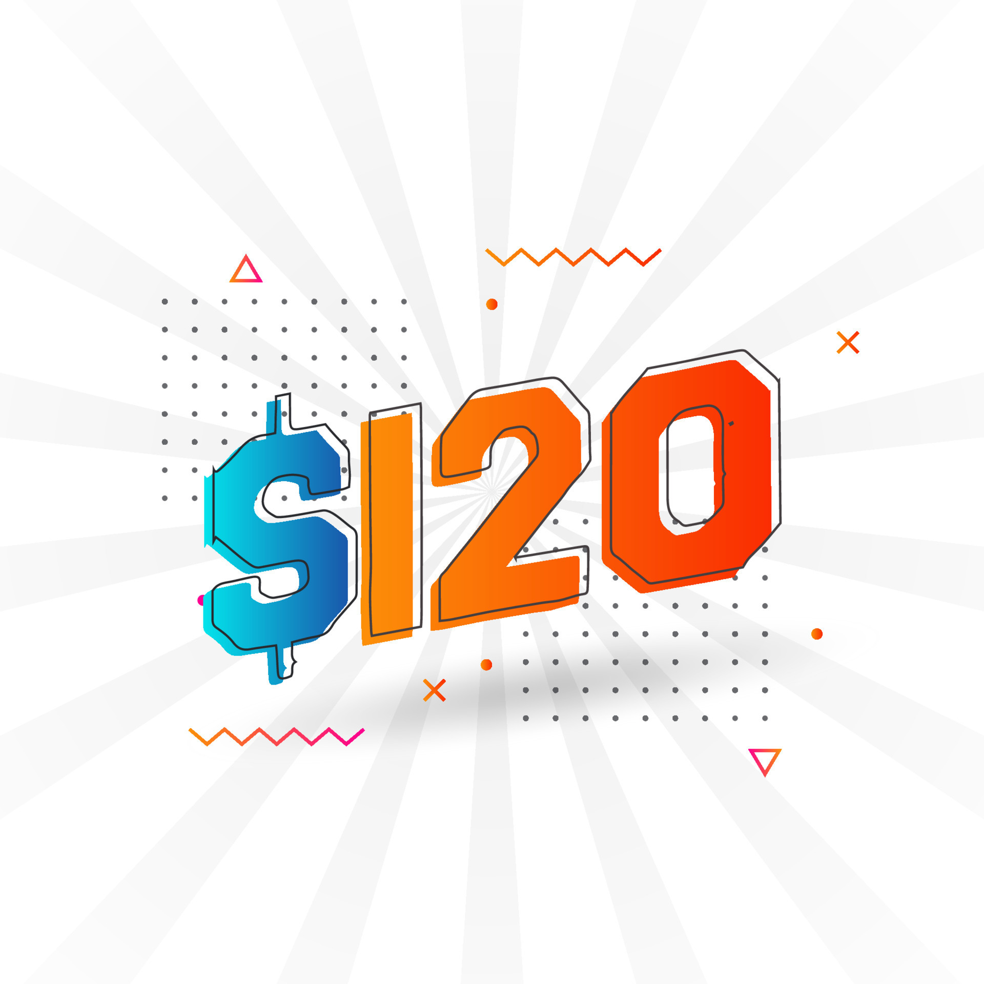 120 Dollar Currency Vector Text Symbol 120 USD United States Dollar 120-dollar-currency-vector-text-symbol-120-usd-united-states-dollar