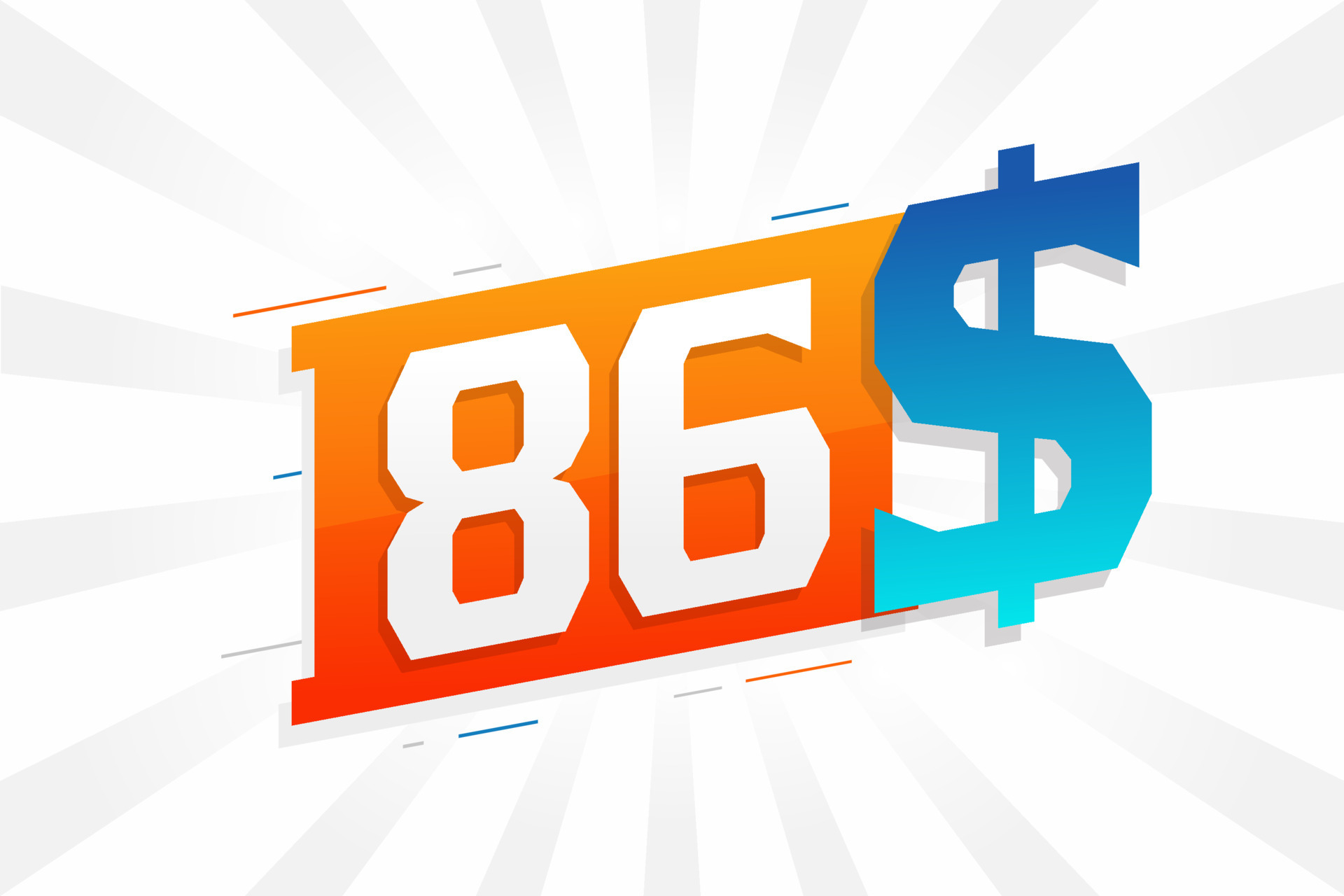 86-dollar-currency-vector-text-symbol-86-usd-united-states-dollar