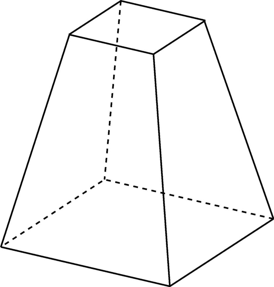 A Rectangle, vintage illustration. vector