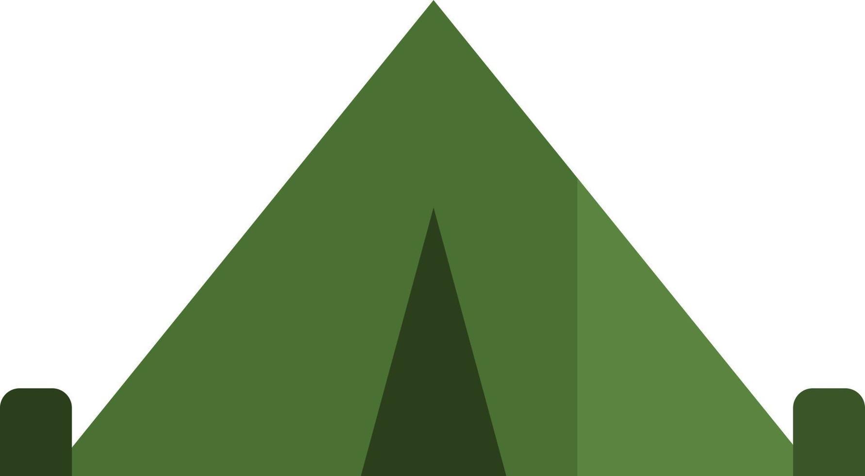 Camping tent, illustration, vector, on a white background. vector