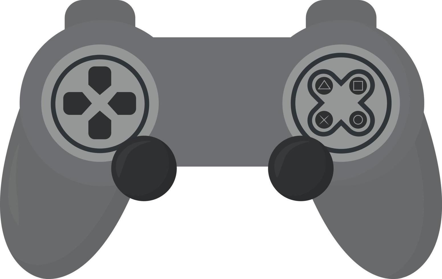 Game controler , illustration, vector on white background