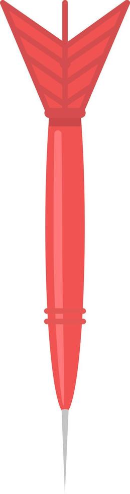 Dart arrow, illustration, vector on white background.