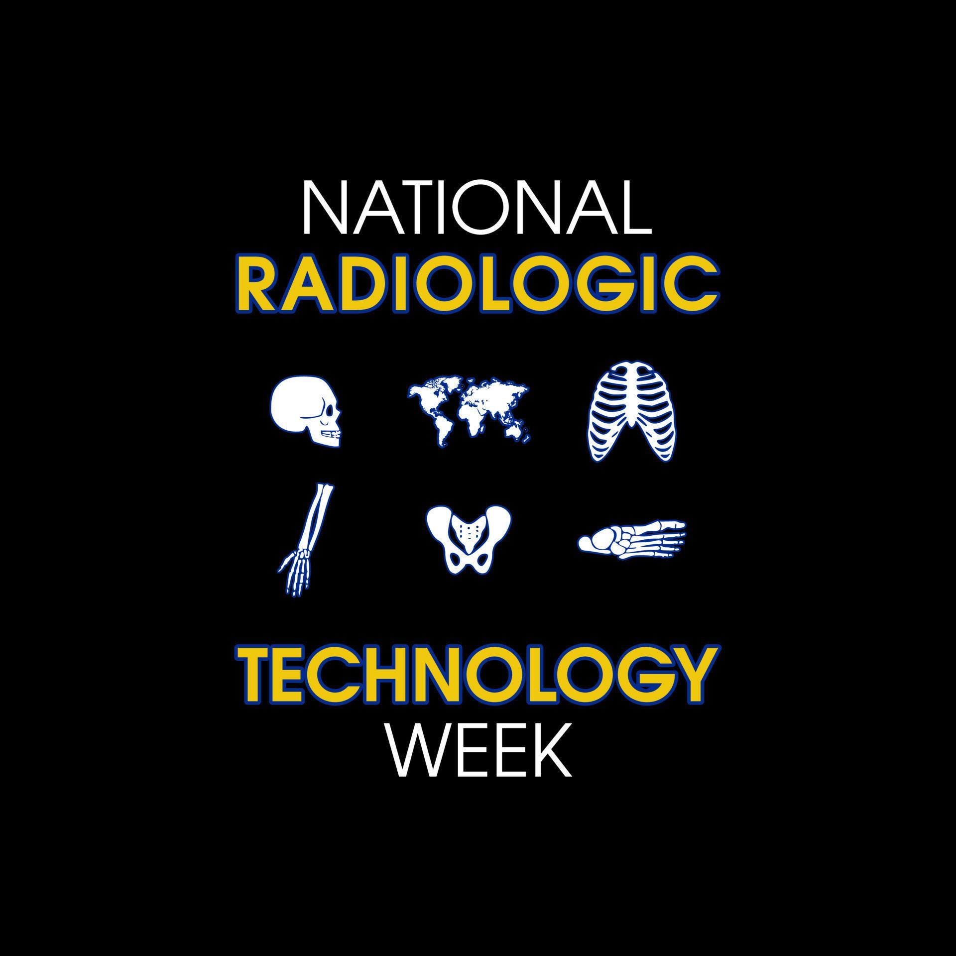Vector Graphic Of National Radiologic Technology Week Good For National Vector Graphic Of National Radiologic Technology Week Good For National