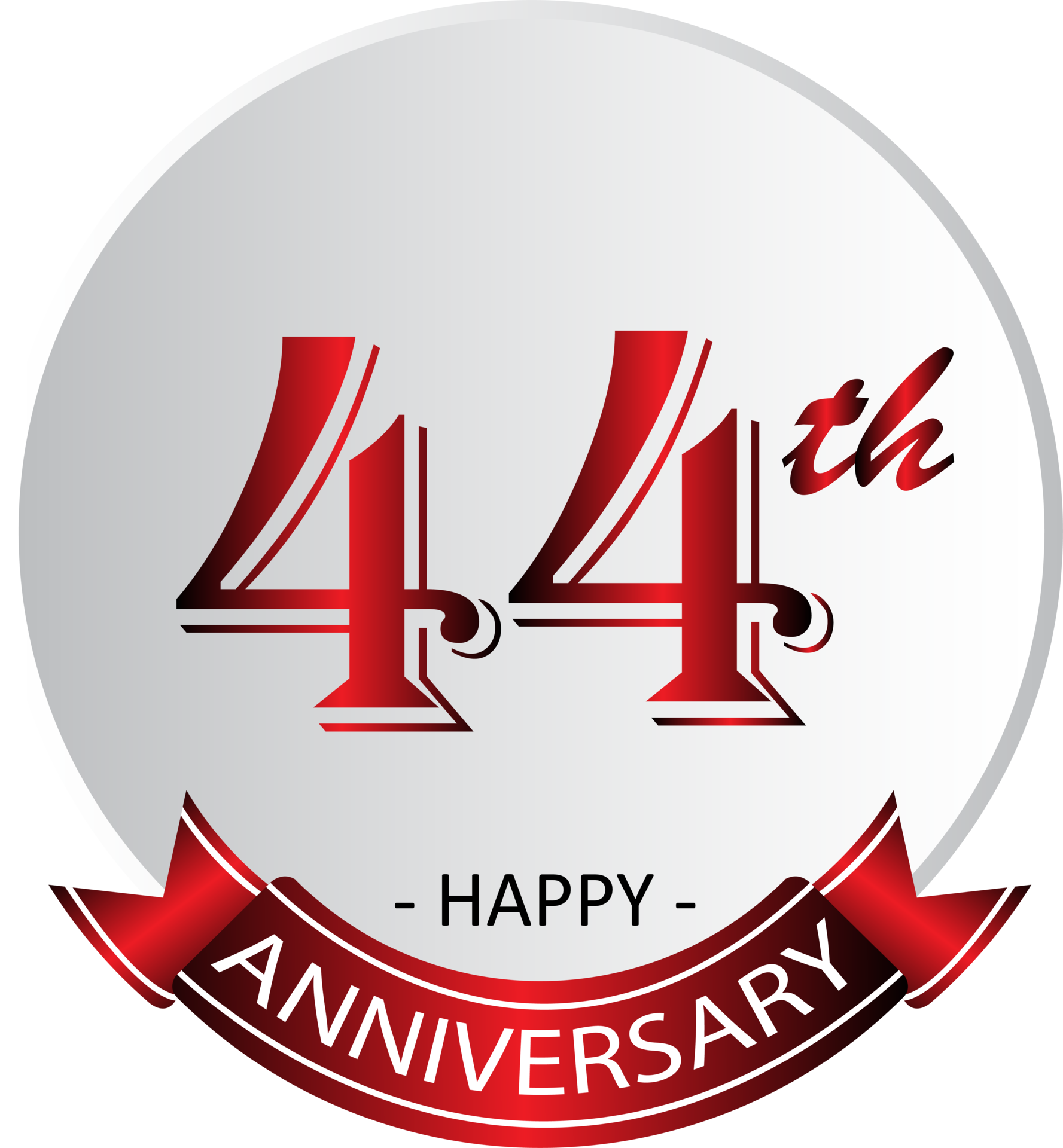 44th Anniversary Celebration Label 13892404 PNG 44th-anniversary-celebration-label-13892404-png