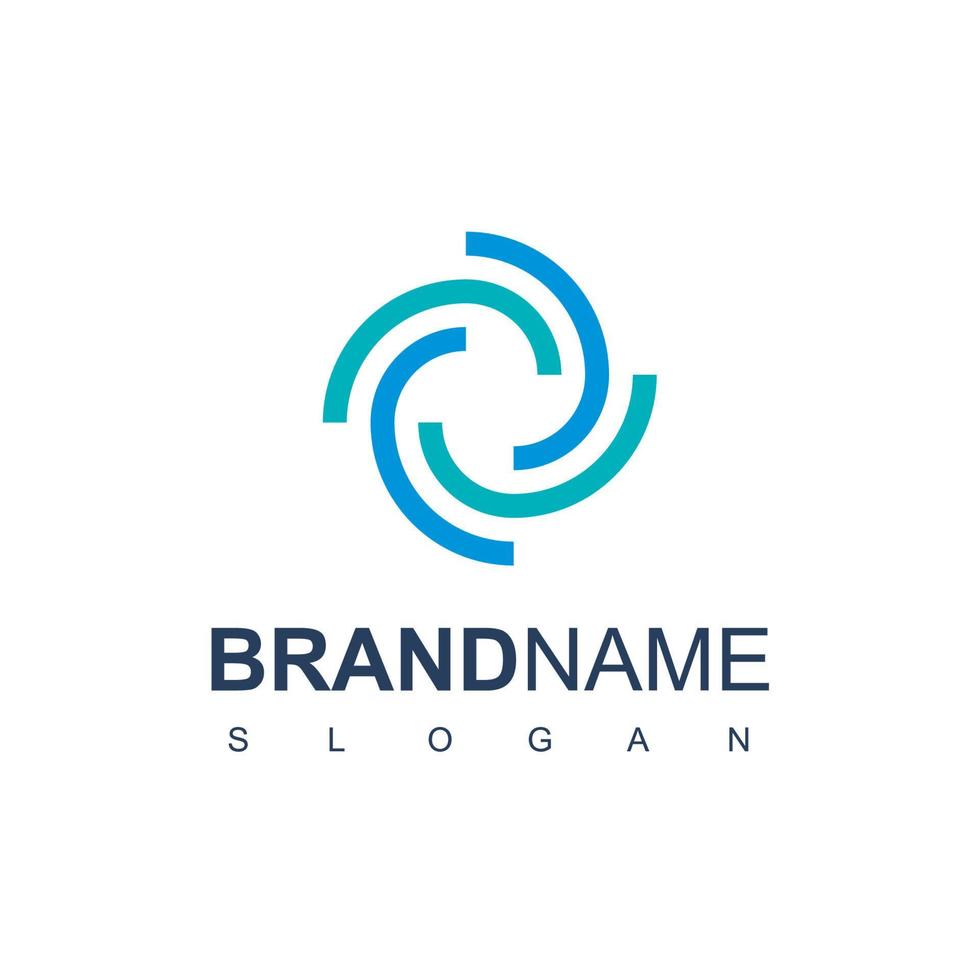 Tornado Logo Design Template vector