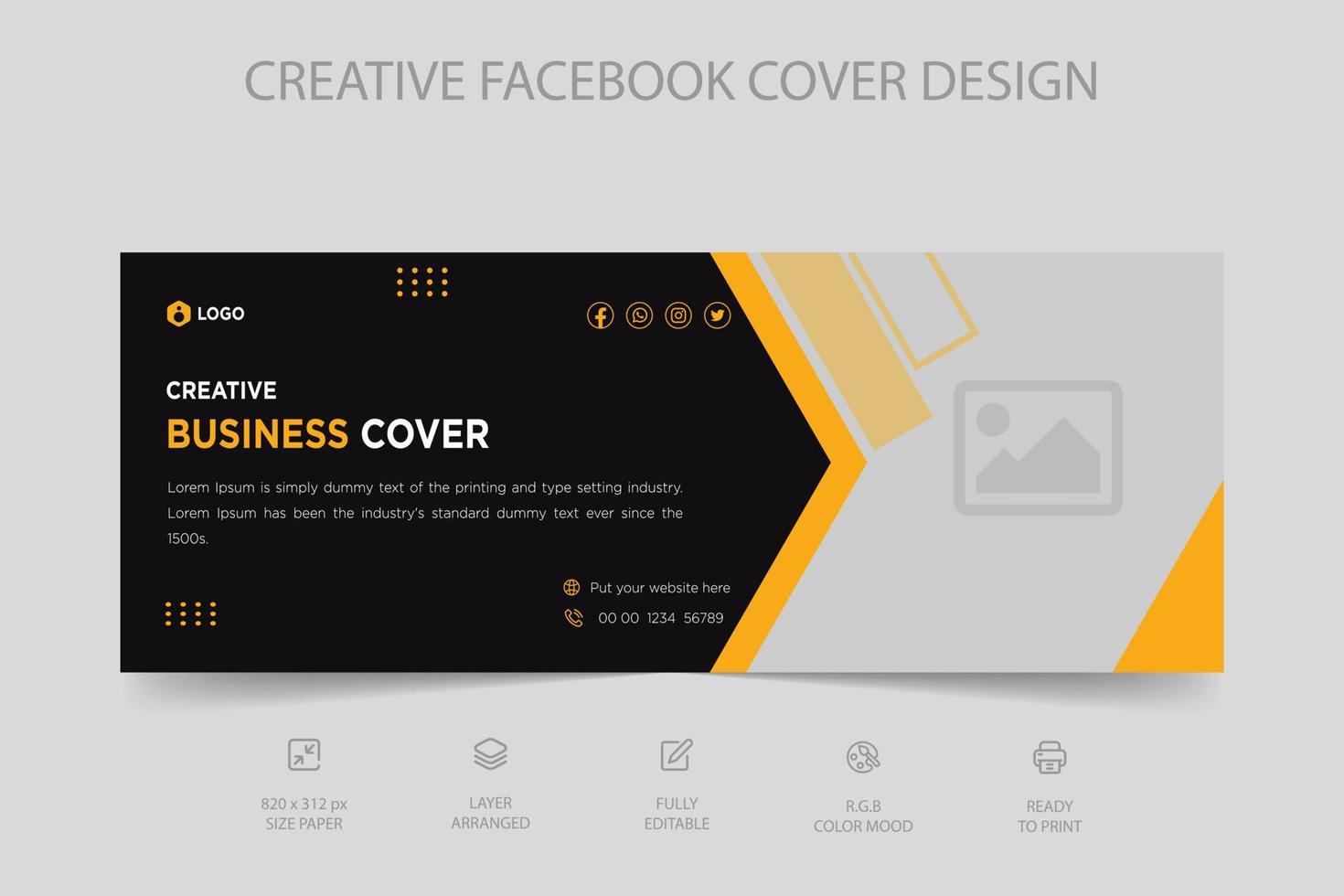 Professional modern webinar agency and corporate business flyer or brochure template design vector